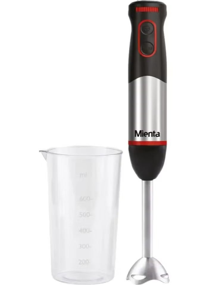 Mienta Mianta Hand Blender, 1000 Watts, Stainless Steel, 220-240V, Model HB11938A - Black & Silver - Image 1